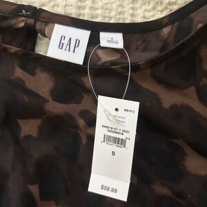 GAP Satin Boatneck Mini Dress